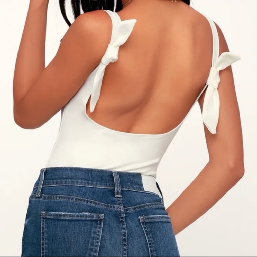 Free People Intimately Tied Shoulder Bodysuit